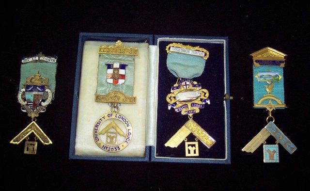 Appraisal: A carat gold and enamelled medallion for the Lodge of