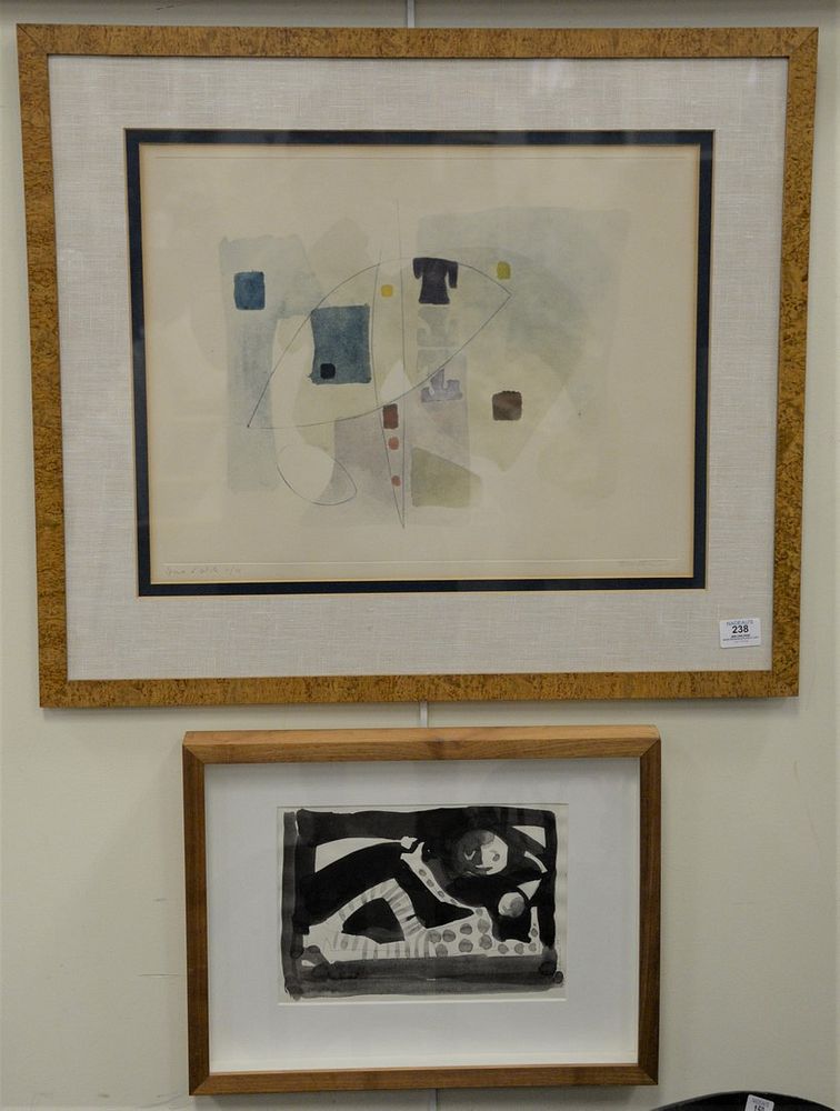 Appraisal: Three Piece Group of Three Abstractions to include Dan Mueller