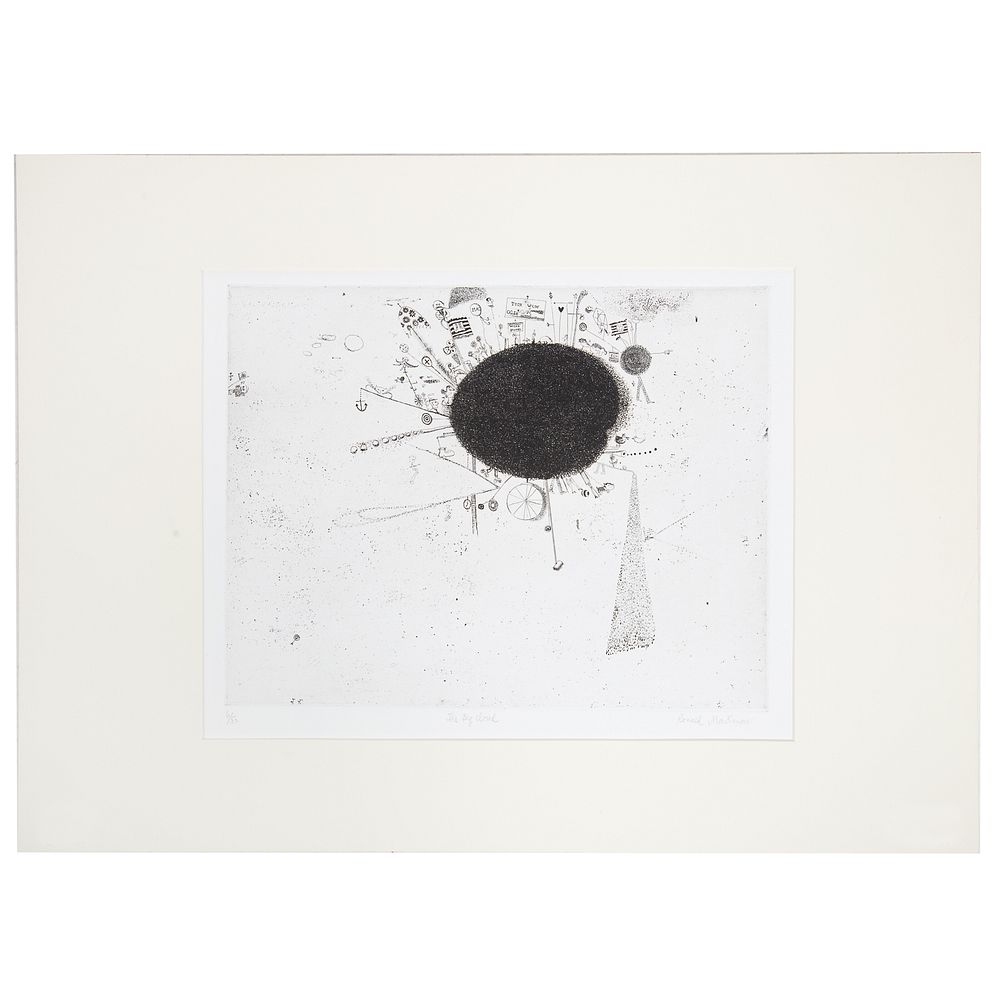 Appraisal: Ronald Markman The Big Cloud etching American - Etching ed