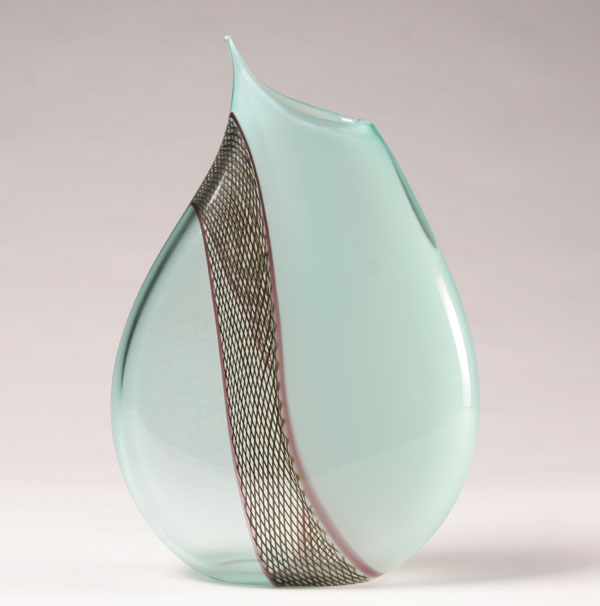 Appraisal: Seguso Viro designed by Giampaolo Seguso Vaso Perta from L'Incalmo