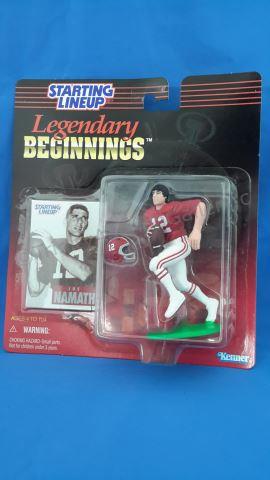 Appraisal: Starting Lineup Joe Nammath Action Figure Legendary Beginnings series features