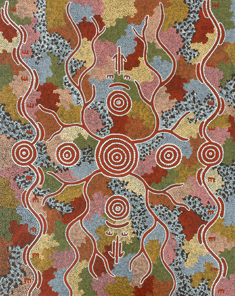 Appraisal: TJAKAMA M MICHAEL NELSON TJAKAMARRA Papunya NT born c Untitled