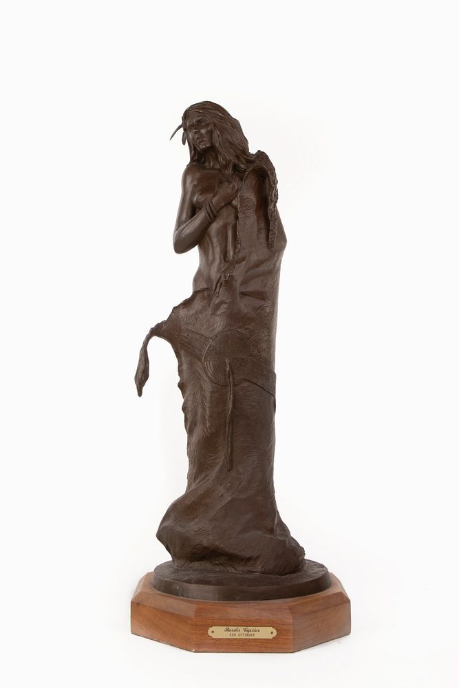 Appraisal: Ken Ottinger Border Captive Ken Ottinger b Border Captive bronze