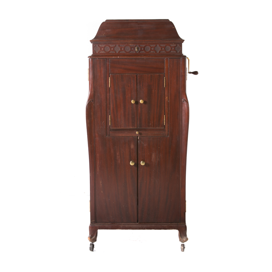 Appraisal: Victor mahogany floor model Victrola VTLA circa Louis XVI style