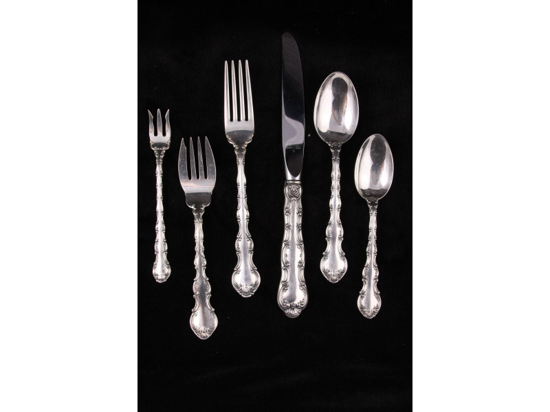 Appraisal: Sterling Flatware Service Strasbourg by Gorham piece service includes knives