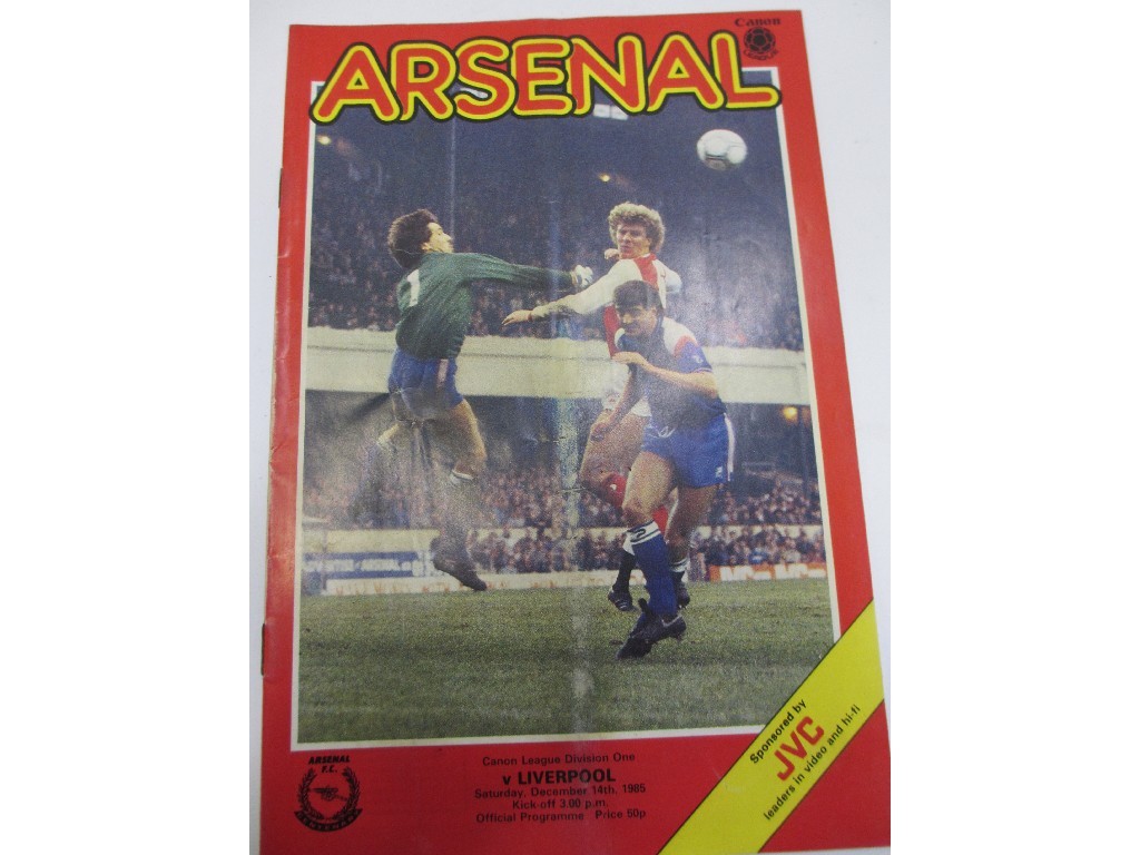 Appraisal: Tray lot of assorted football programmes