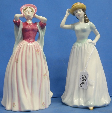 Appraisal: Royal Doulton Figure Gentle Breeze HN And Happy Birthday HN