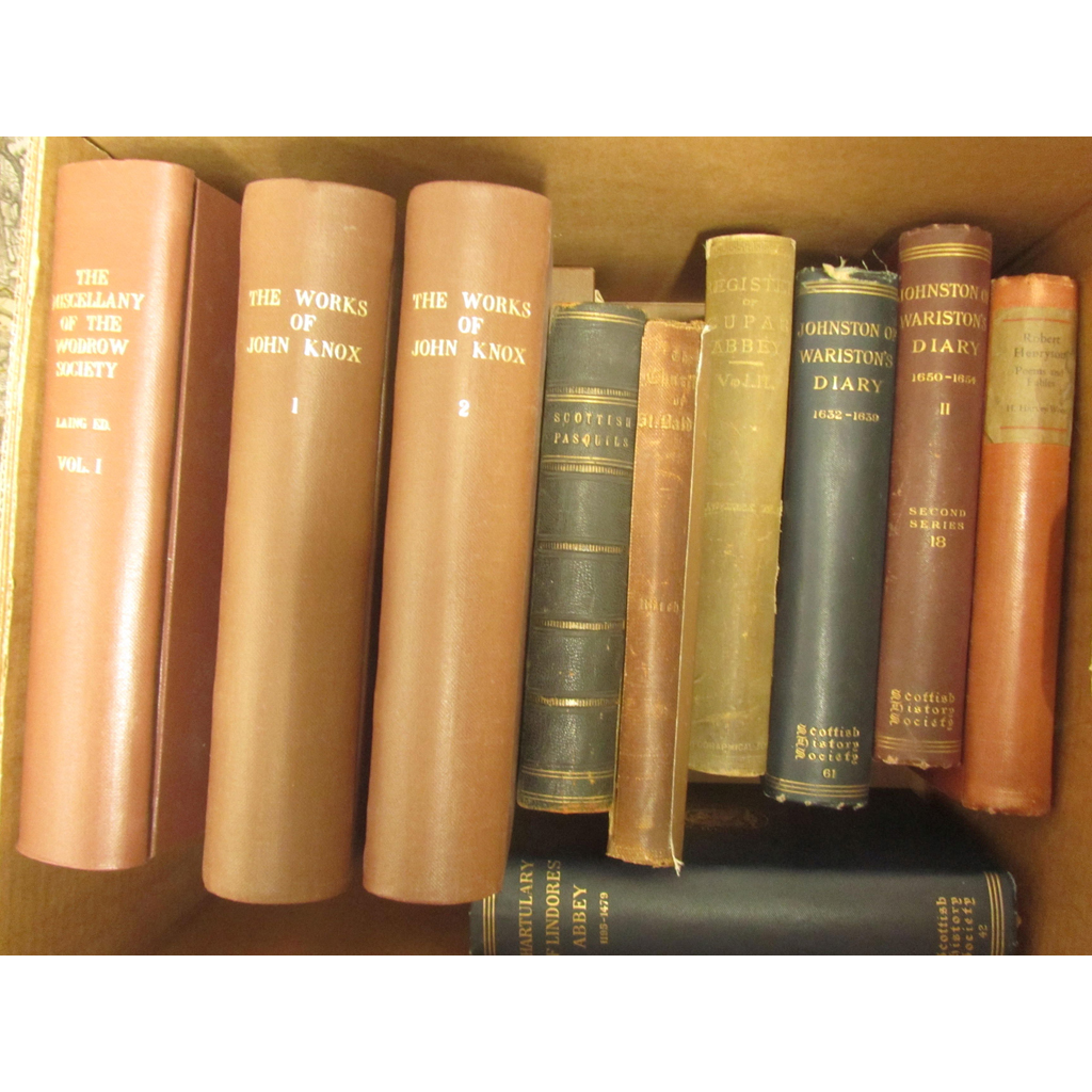 Appraisal: Scottish History c volumes including Knox John The Works edited