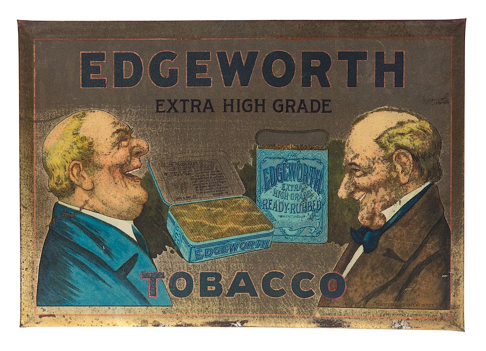 Appraisal: Edgeworth Extra High Grade Tobacco Advertising Tin Sign Measures tall