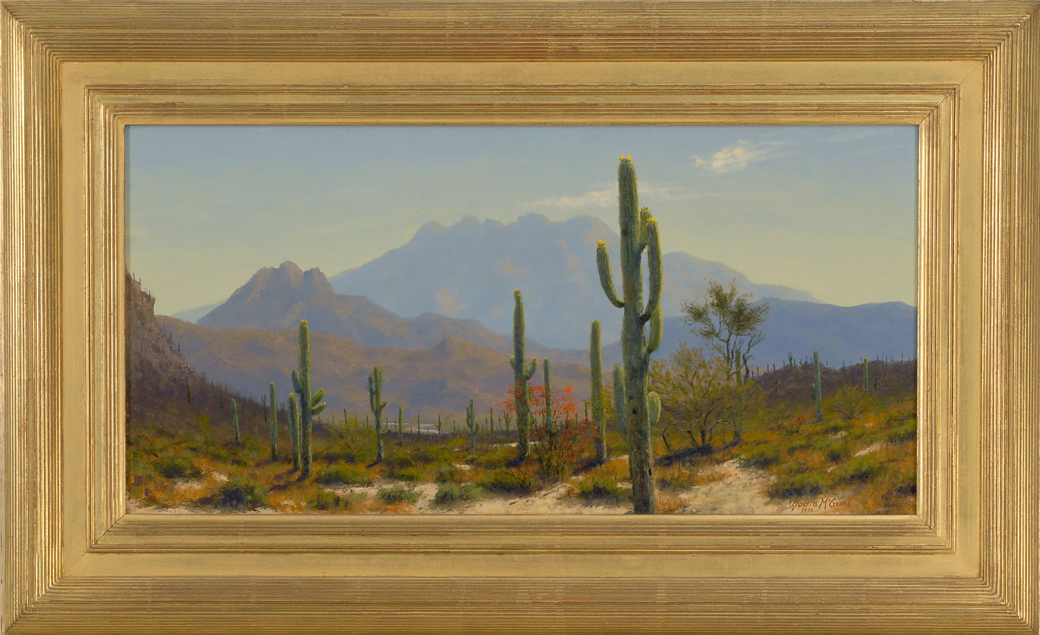 Appraisal: JOSEPH MCGURLAmerican b In the Sonora Desert In the Sonora