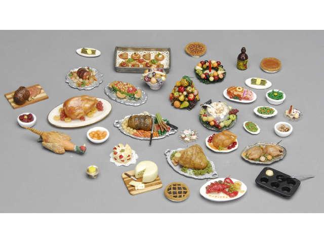 Appraisal: Lot of Miniature Foods MN A large lot of culinary