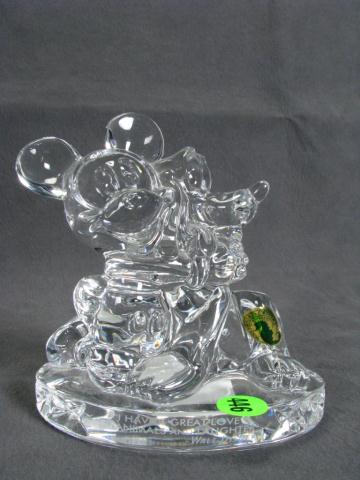 Appraisal: Waterford Crystal Mickey and Pluto ''Best Friends'' produced for official