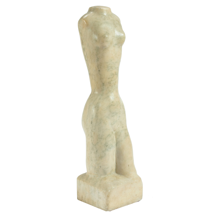 Appraisal: Arline Hollander Wingate American b ''Female Figure '' c marble