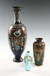 Appraisal: CLOISONNE LOT - Three piece lot of late th c