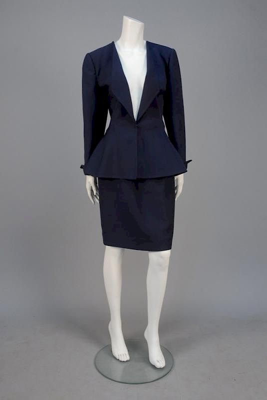 Appraisal: PAULINE TRIGERE WOOL SKIRT SUIT MID th C Possibly from