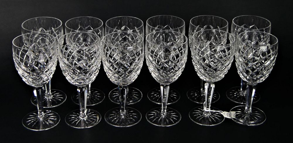 Appraisal: WATERFORD COMERAGH WATER GOBLET GLASSES A set of Waterford Irish