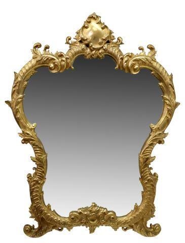 Appraisal: French Louis XV style dressing table mirror bronze dore frame