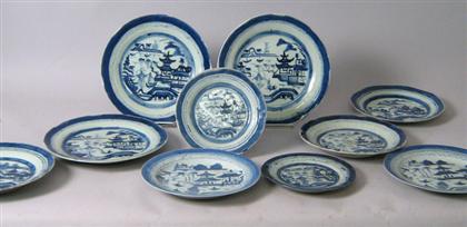 Appraisal: Assorted Chinese Export plates Of various sizes in the Canton