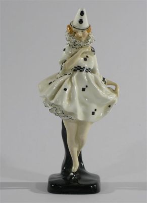 Appraisal: Pierrette H N ' a Royal Doulton figure painted in