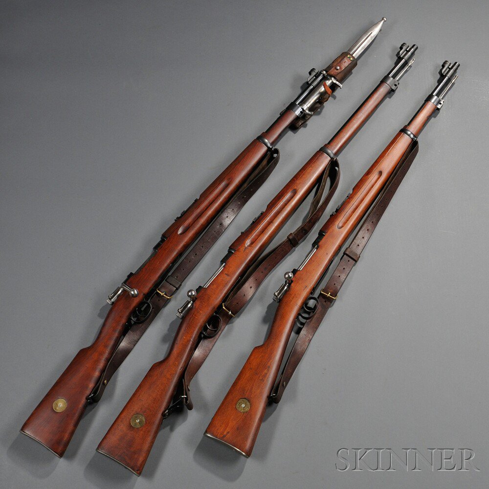 Appraisal: Three Swedish Bolt Action Rifles c late th early th