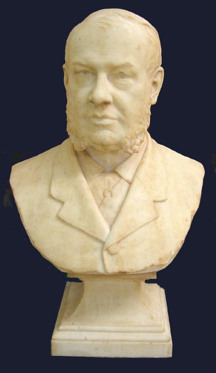 Appraisal: Francis John Williamson - - white marble bust possibly depicting