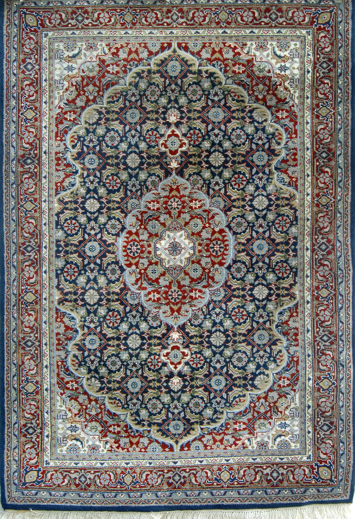 Appraisal: ORIENTAL RUG BIDJAR DESIGN ' x ' Central medallion of