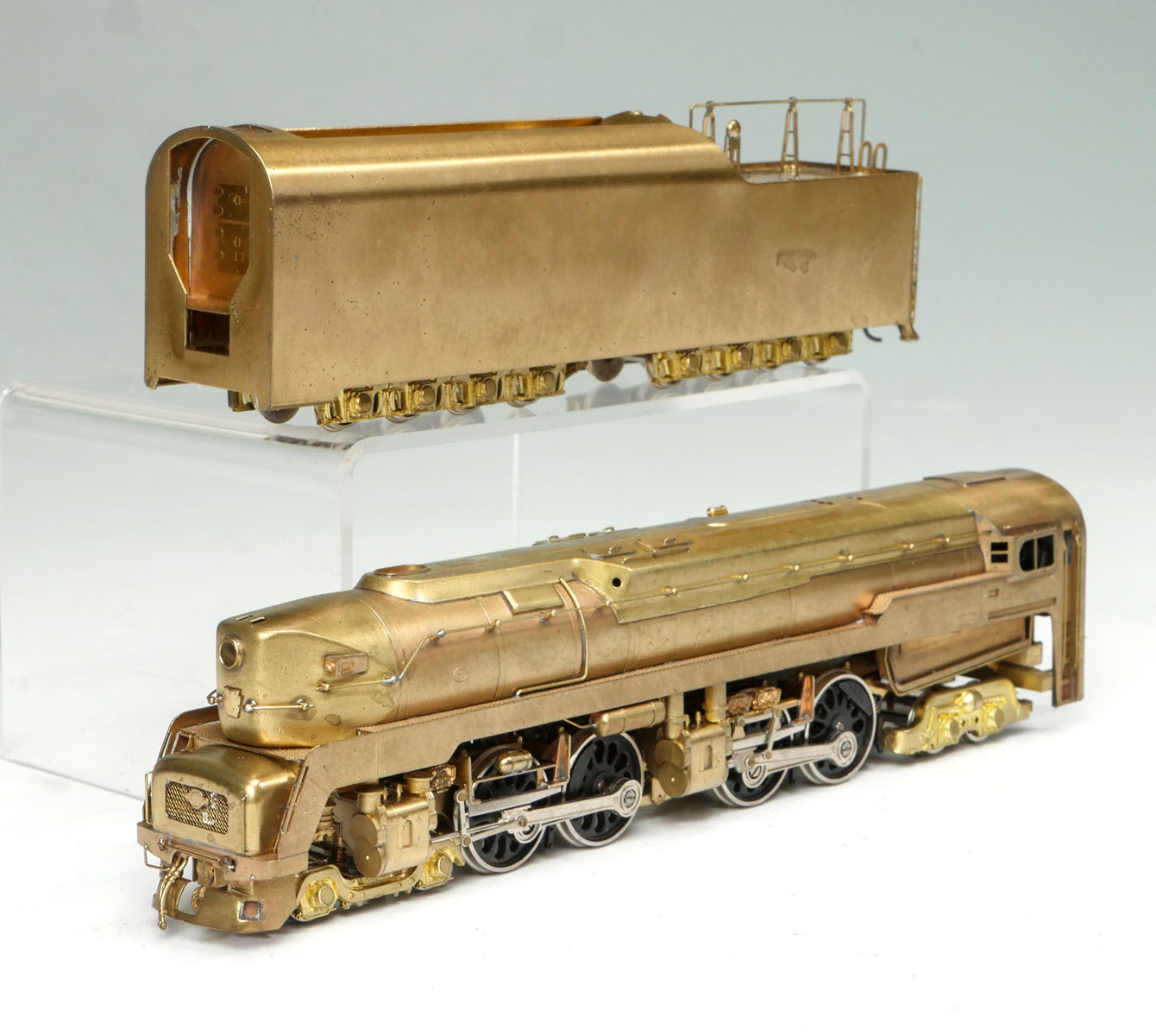 Appraisal: ALCO BRASS PENNSYLVANIA RAILROAD ENGINE TENDER Pennsylvania RR - -