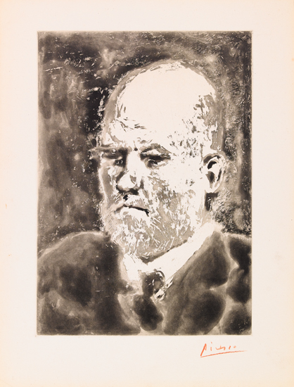 Appraisal: PABLO PICASSO Portrait de Vollard III Aquatint circa x mm