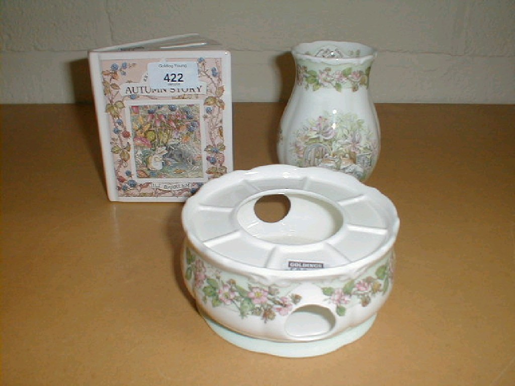 Appraisal: A Brambly Hedge money box vase and posy dish