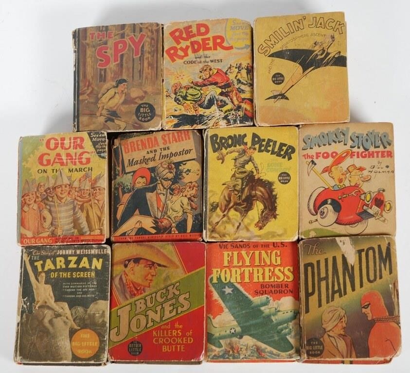 Appraisal: VINTAGE CHILDREN'S BOOKS WESTERN WWII TITLESGroup of The Big Little