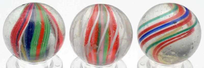 Appraisal: Lot of Handmade Marbles Includes one divided core swirl probably