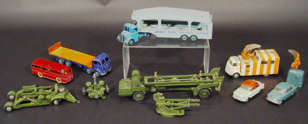 Appraisal: Collection of Corgi Toys die-cast vehicles including a Karrier gamecock