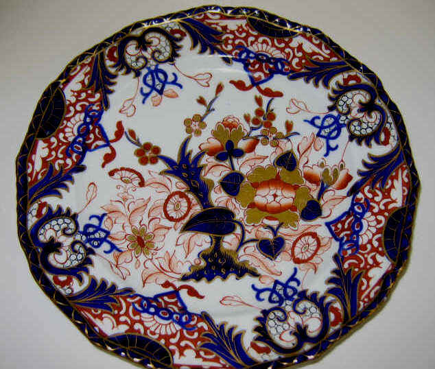 Appraisal: DERBY PORCELAIN WORKS BLOOR CIRCA Six plates Old Imari pattern