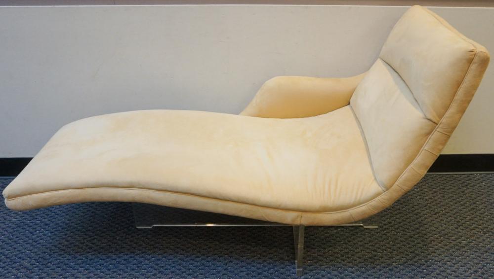 Appraisal: VLADIMIR KAGAN MID-CENTURY MODERN UPHOLSTERED ERICA CHAISE LOUNGE L IN