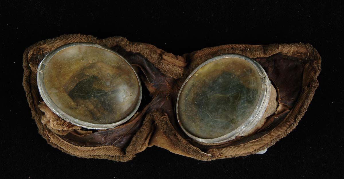 Appraisal: VON RICHTHOFEN S GOGGLES These goggles were originally found near