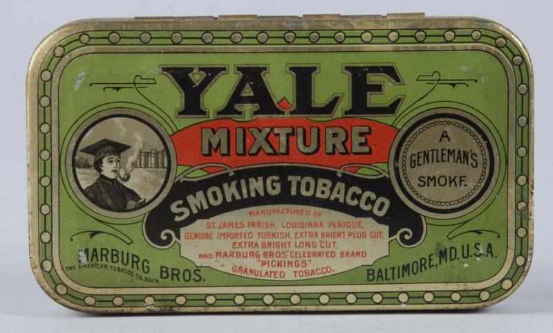 Appraisal: Yale Mixture Pocket Tobacco Tin Description Sealed and unopened Condition