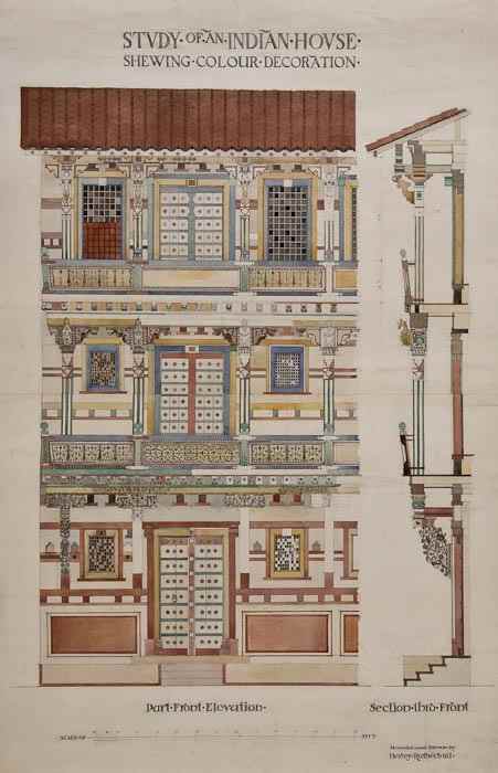 Appraisal: Rutherford James Hervey Study of an Indian House shewing colour