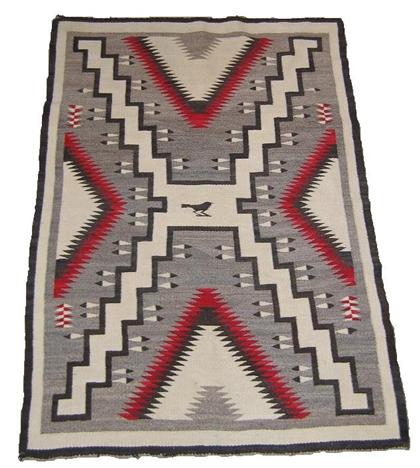 Appraisal: Navajo regional rug probably Klagetoh circa ft x ft in