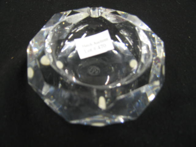 Appraisal: Baccarat Crystal Ashtray