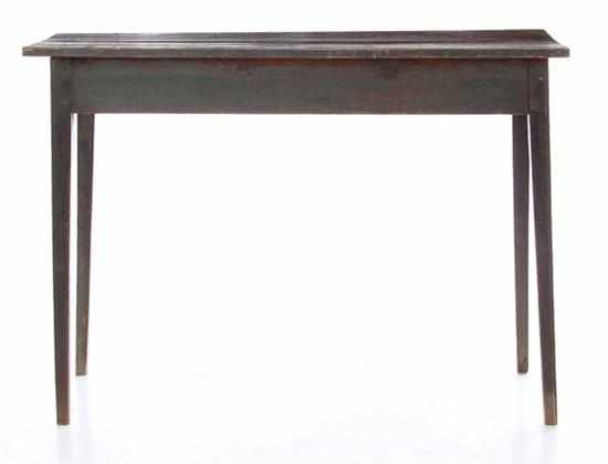 Appraisal: Southern painted yellow pine hunt table probably South Carolina early