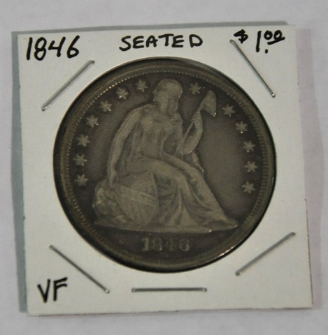 Appraisal: Seated Liberty DollarGrades VF A great coin for type set