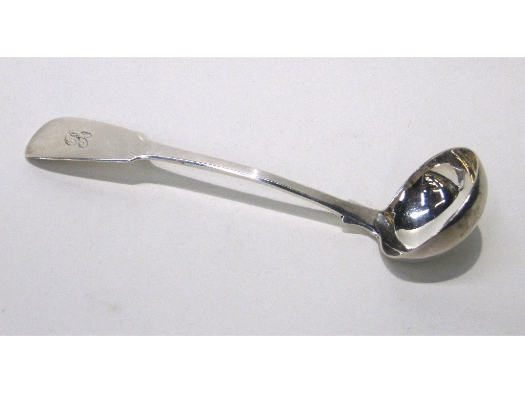 Appraisal: Victorian silver toddy ladle Glasgow