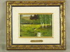 Appraisal: OOB - Spring Landscape with Birches Along Stream by Isaac