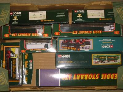 Appraisal: Nine Classics Eddie Stobart commercial vehicles boxed E