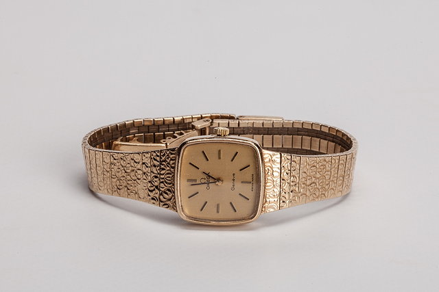 Appraisal: A LADIES CT GOLD OMEGA WRIST WATCH with ct gold