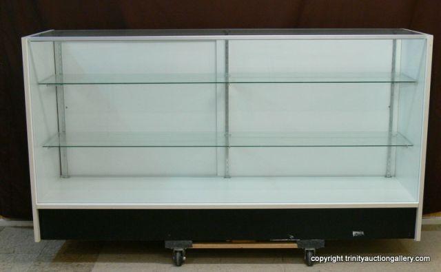 Appraisal: Foot Full View Shelf Display Cabinet Unit - front and