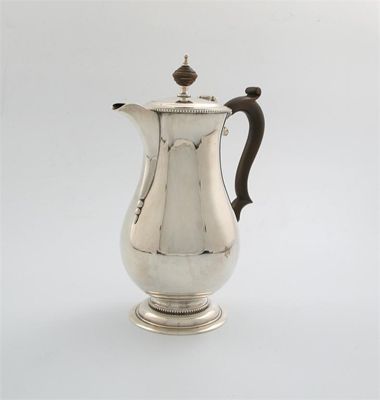 Appraisal: A silver hot water pot by J B Chatterley and