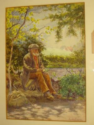 Appraisal: FORSTER ROBSON A Rest by the Way signed and inscribed