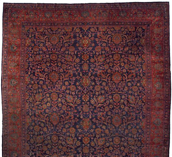 Appraisal: A Sarouk carpet Central Persia circa size approximately ft in