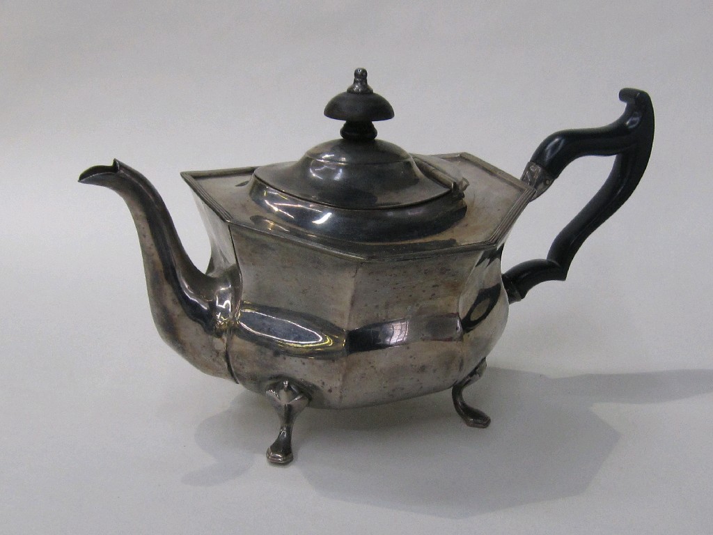 Appraisal: Silver teapot oz Birmingham